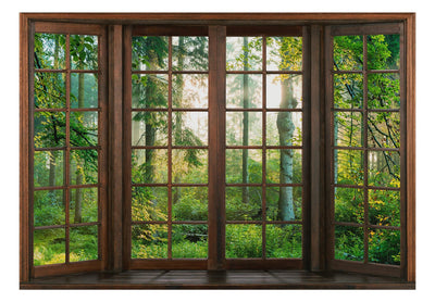 Fototapetes - Mežs aiz loga, 128841 G-ART