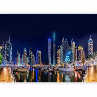 Fototapeet Night Cityga - öö Dubais - 99036 G -art