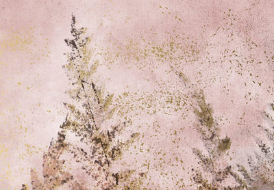 Fototapetes - Noslēpumainā paparde (rozā krāsā), 138452 G-ART