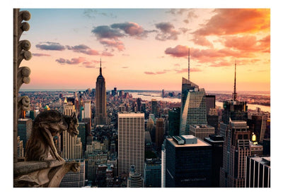 Fototapetes Ņujorka: debesskrāpji un saulriets - 59759 G-ART