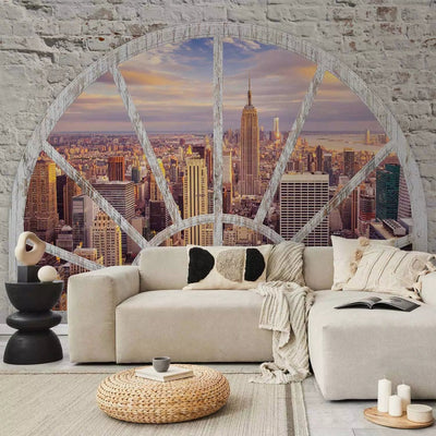 Wall Murals - View from the window to New York - city architecture, 62433g -art