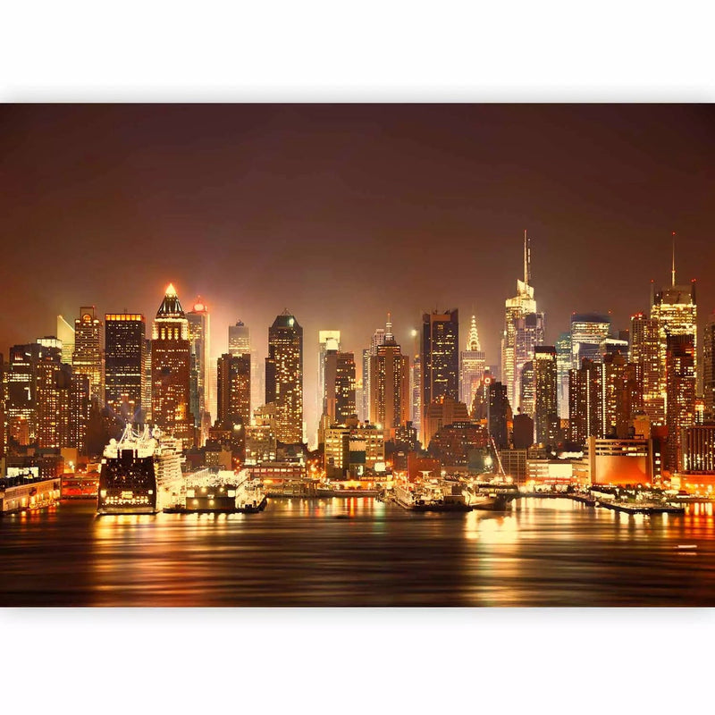 Wall Murals - New York Night Panorama, See, 64434 G-Art