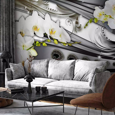 Elegant Wall Murals - Orchids and Gemstones, 61787 - Buy G -Art