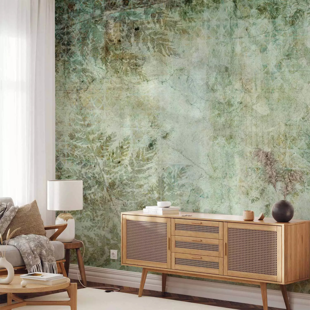 Fototapetes - papardes lapas zaļos toņos - 143757 - izdevīga cena G-ART