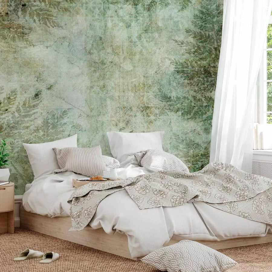 Fototapetes - papardes lapas zaļos toņos - 143757 - izdevīga cena G-ART