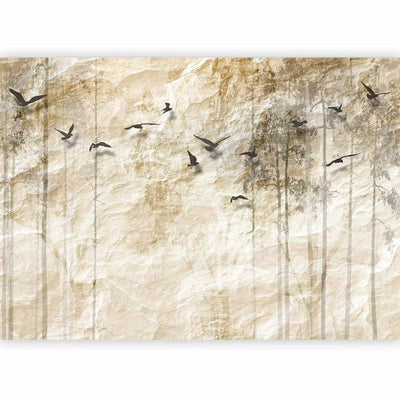 Fototapetes ar putniem - Papīra pasaule, 64113 G-ART