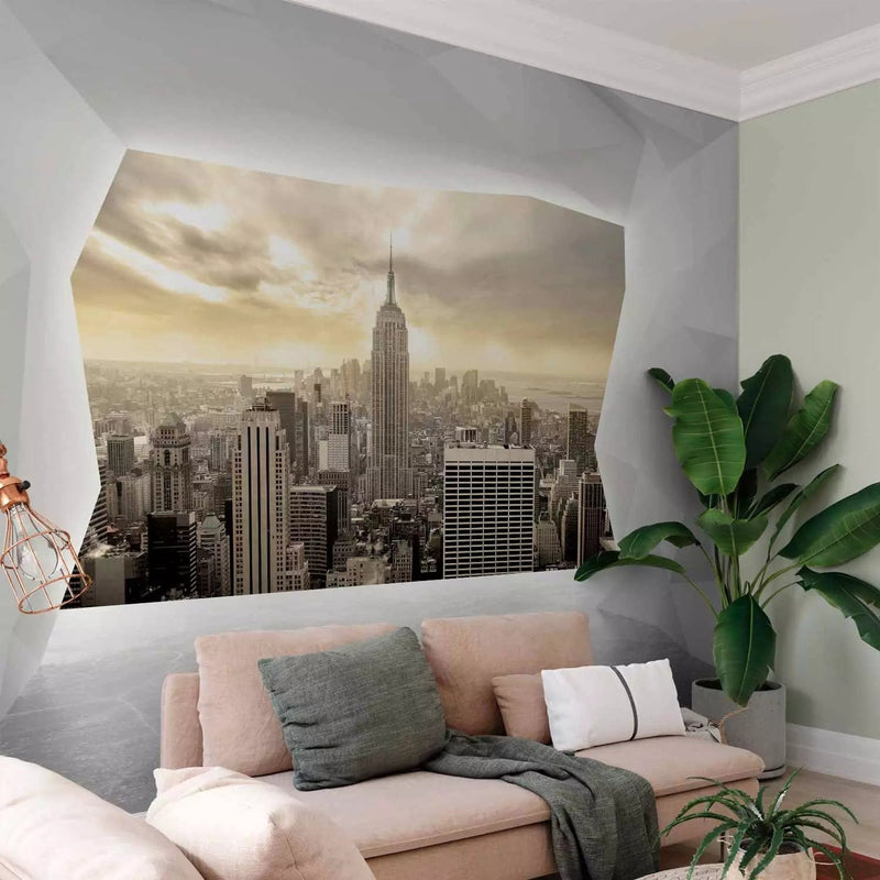 Wall Murals - Architecture - View of the Window to New York, 66243 G -Art