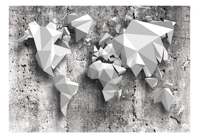 Fototapetes Pasaules karte Origami G-ART