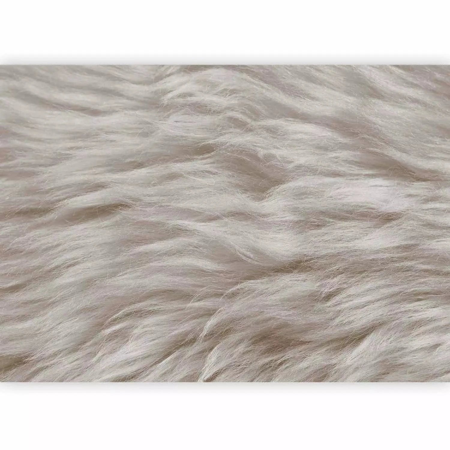 Pūkains mākslīgais tekstils Silver Sand krāsā #C3BEB8 G-ART