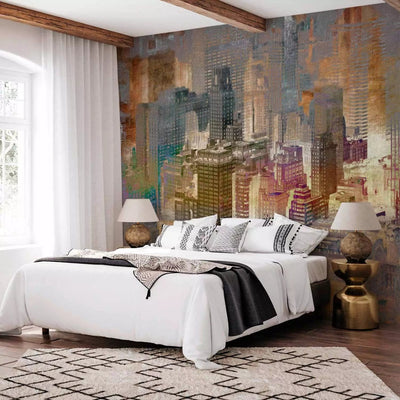 Wall Murals for the youth room - City in the fog, 61482 G-ART