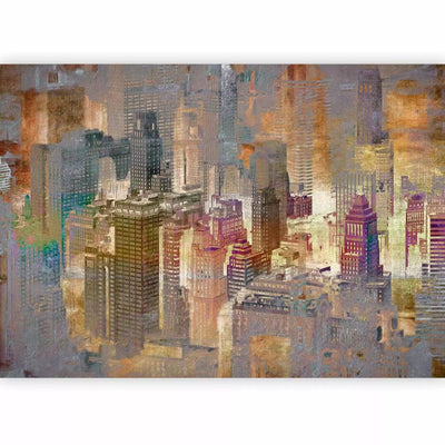 Wall Murals for the youth room - City in the fog, 61482 G-ART