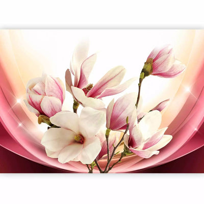 Wall Murals with magnolia flowers in the color of the sarlana - excellent quality g -art