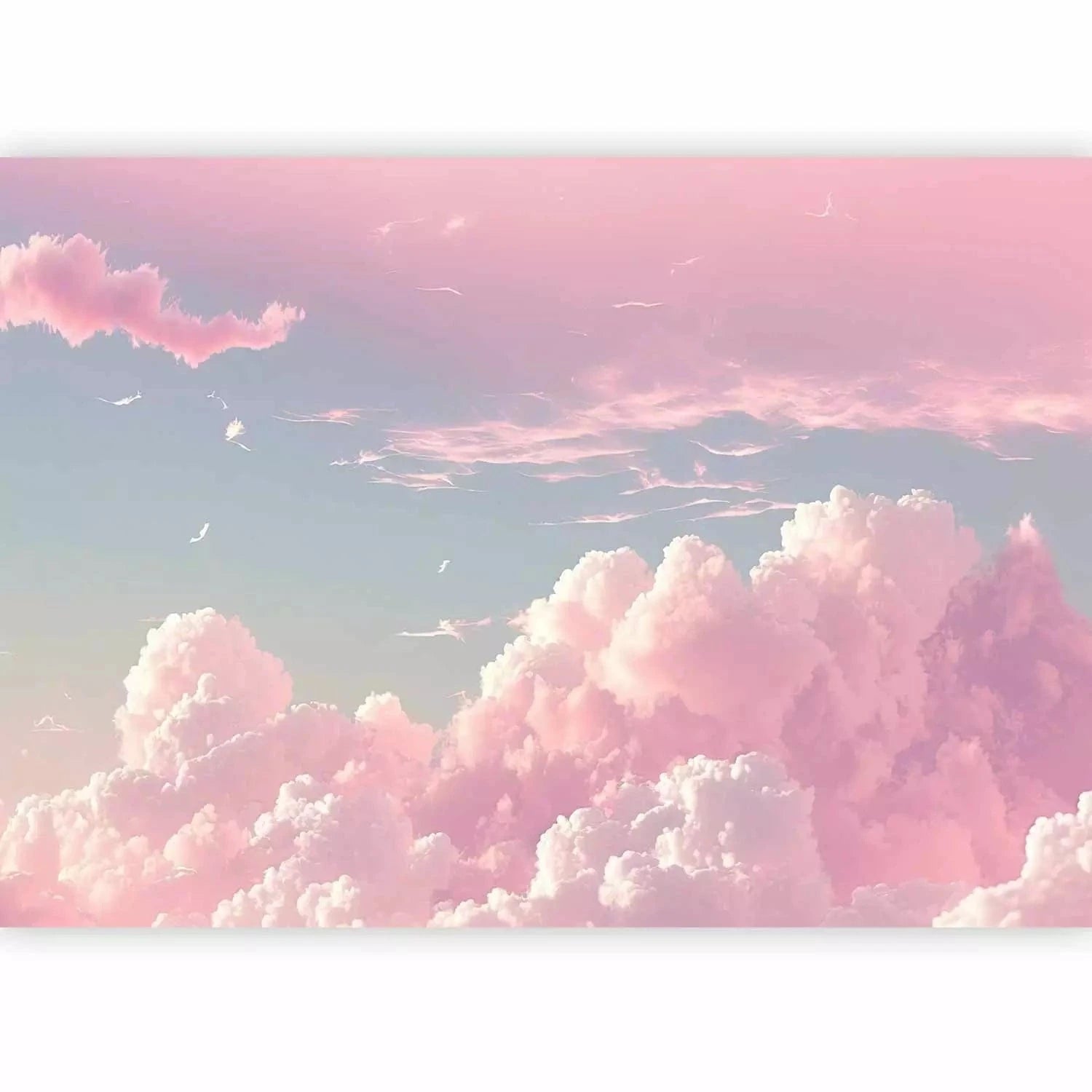 Fototapetes guļamistabai - Rozā mākoņi uz zila horizonta - 150564 G-ART