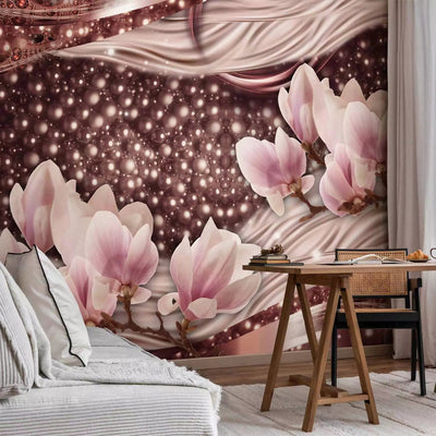 Wall Murals With Magnolia and Pink Pearl, 64023 - Price G -Art