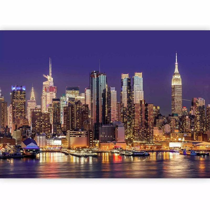 Wall Murals With Night New York - NYC: Night City - 90184G -Dart