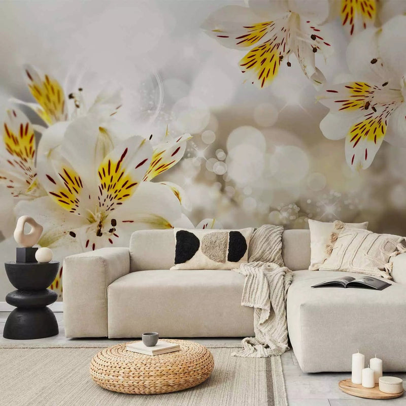 Wall Murals with flowers-sunny alstroemiai-B-A-0295-A-B G-Art