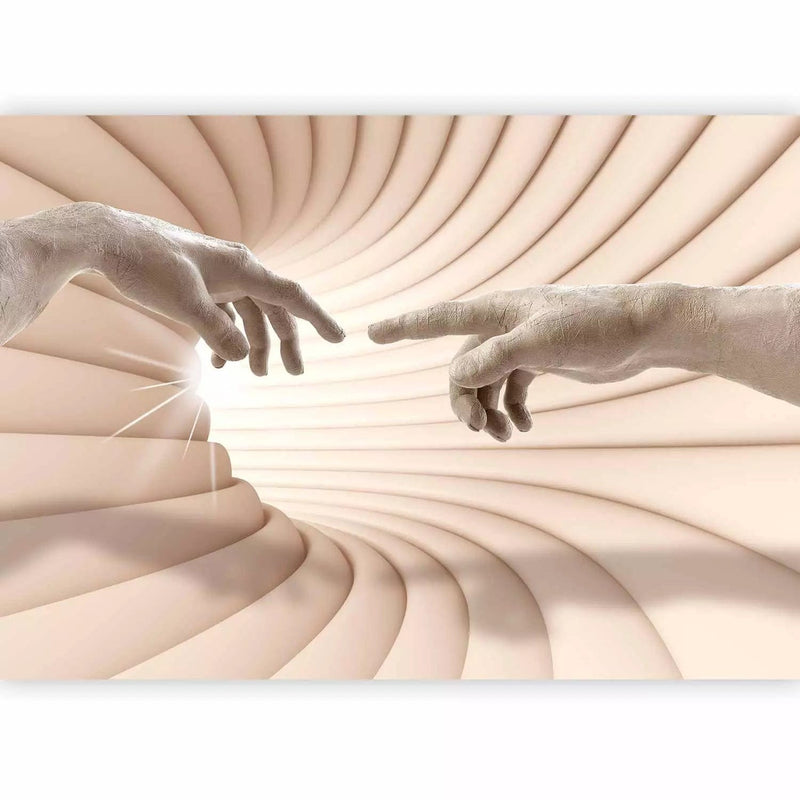 3D Wall Murals beige - Follow the light, 62307G-ART