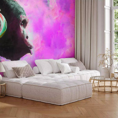 Wall Murals for a young woman on the topic of music - Sound world, 89466G-ART