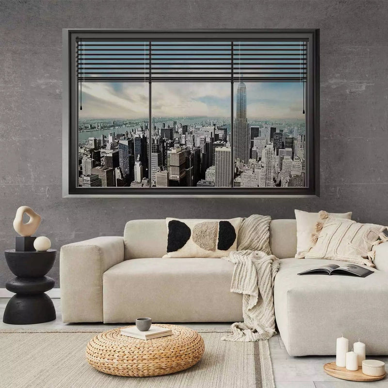 Wall Murals - View from the window to New York - 61568g -art