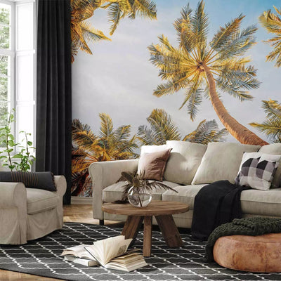 Wall Murals - view of palm tops and blue sky - 160119 G-ART