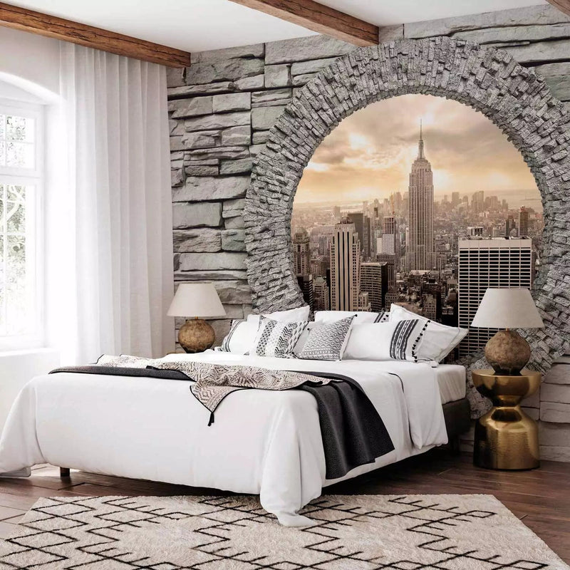 Wall Murals With New York views from your hallway, 64468g-art