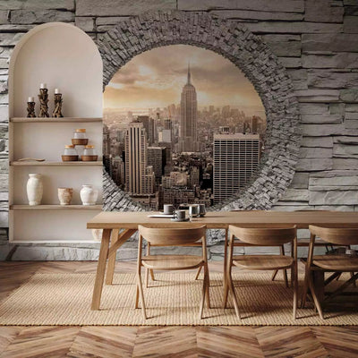 Wall Murals With New York views from your hallway, 64468g-art