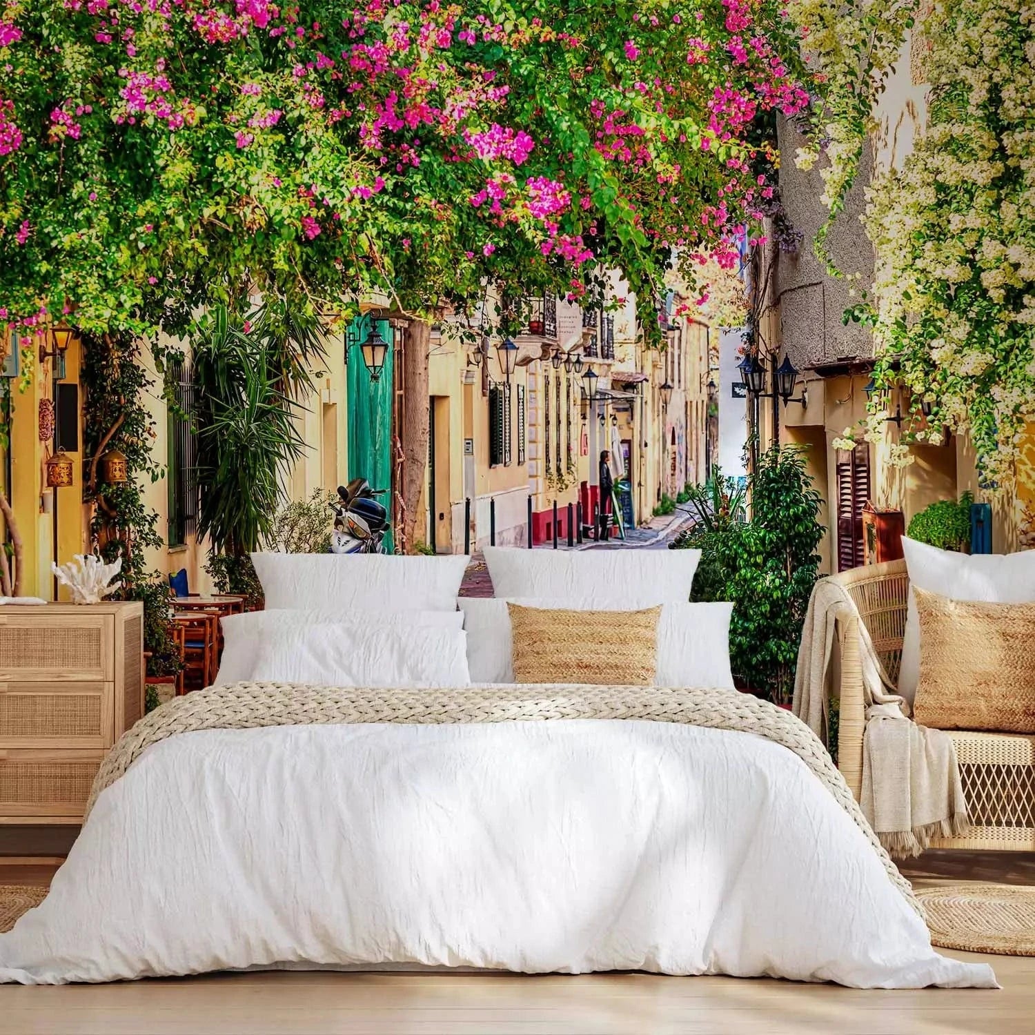 Fototapetes - Toskānas ziedi un burvībā - lielisks variants istabai G-ART