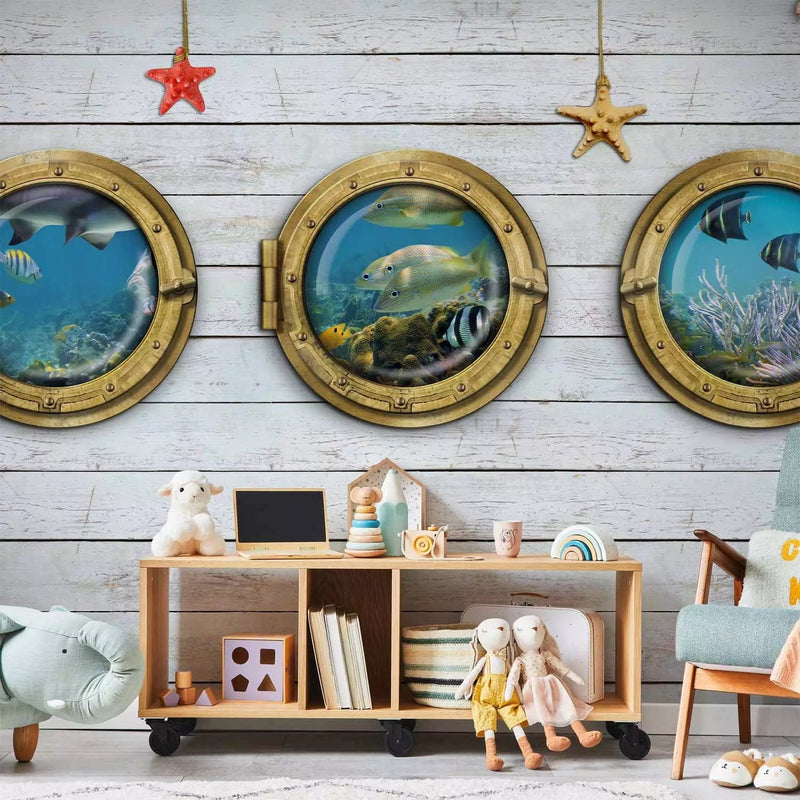 Wall Murals For children - underwater world view, 61262g -art