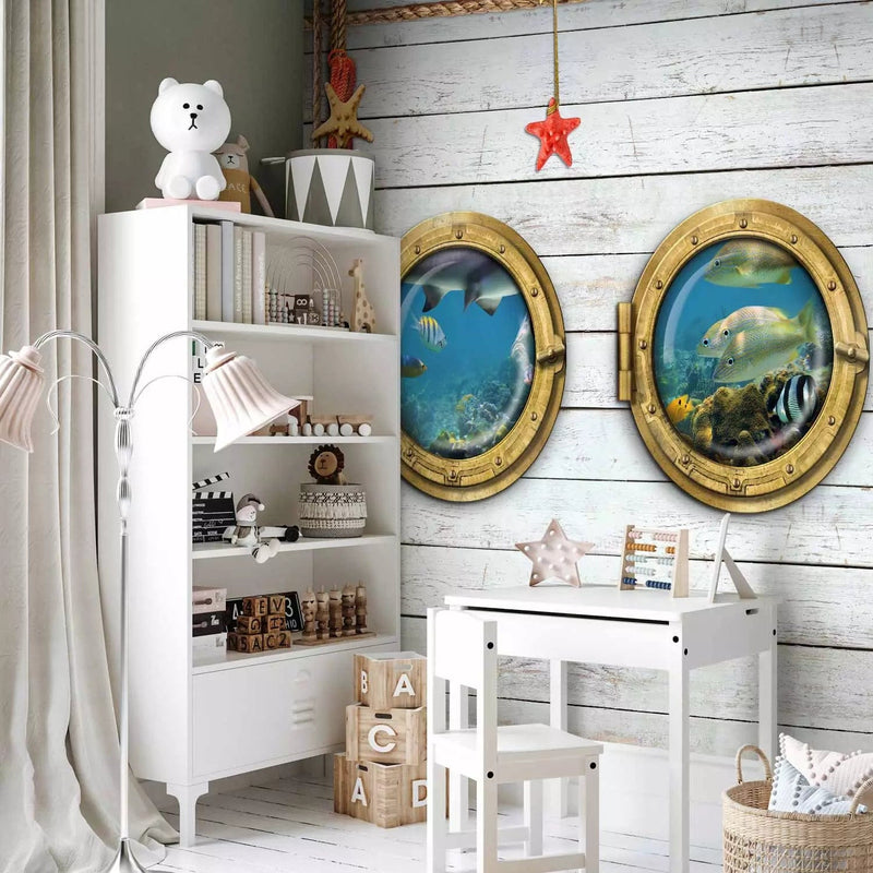 Wall Murals For children - underwater world view, 61262g -art