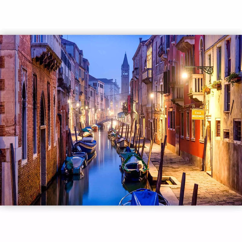 Wall Murals - evening in Venice - Italian cities with boats, 62467 G -art