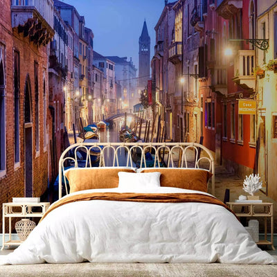 Wall Murals - evening in Venice - Italian cities with boats, 62467 G -art