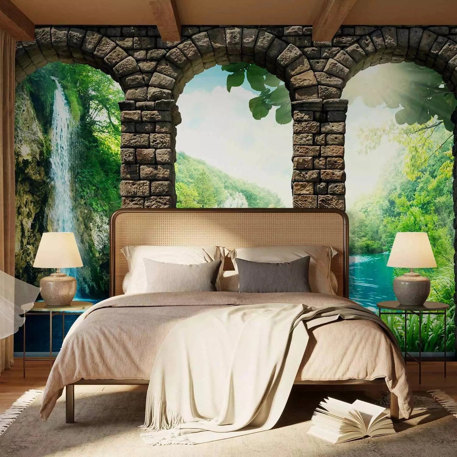 Fototapetes viesistabai - Noslēpumains ūdenskritums, 59994 Tapetenshop.lv