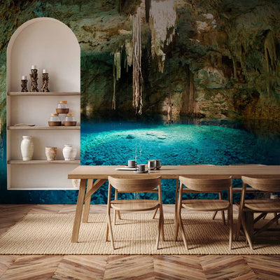 Washed Wall Murals with nature - stalactite cave - 60567g -art