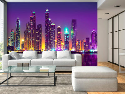 Fototapetes - Violetā nakts (Dubaija), 90558 G-ART