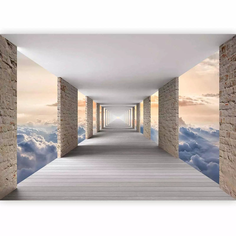 3D Wall Murals - Corridor landscape with brick columns in the sky, buy g-art