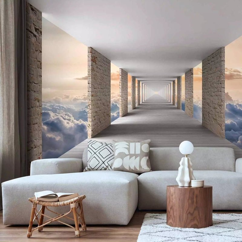 3D Wall Murals - Corridor landscape with brick columns in the sky, buy g-art