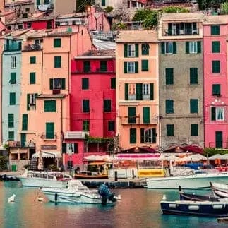 Pašlīmējošas fototapetes virtuvei - Porto Venere (260x60 cm) Art4home