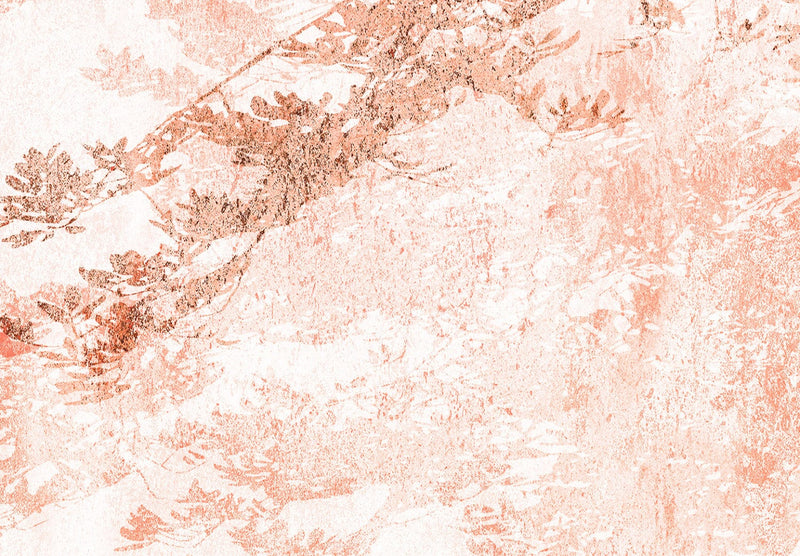 Fototapetes - Zari ar lapām uz gaiša fona, rozā toņos, 148811 G-ART