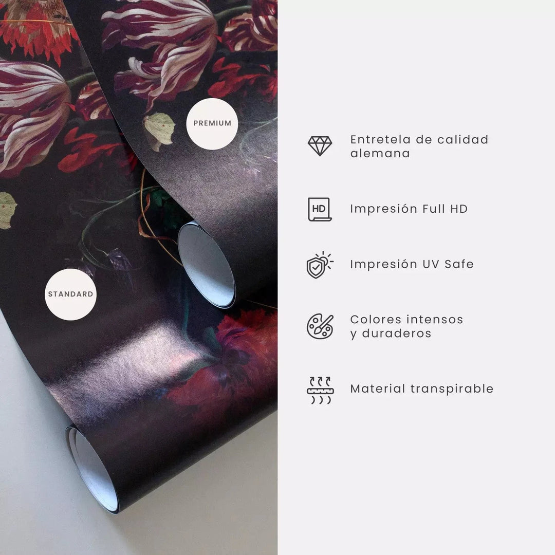 Fototapetes - Ziedu pļava - ideāls variants guļamistabai G-ART