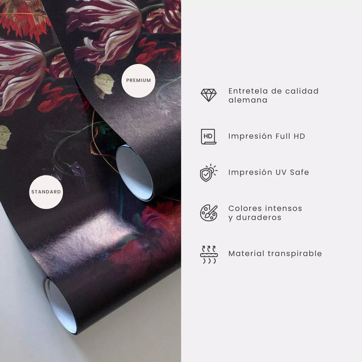 Fototapetes - Ziedu pļava - ideāls variants guļamistabai G-ART