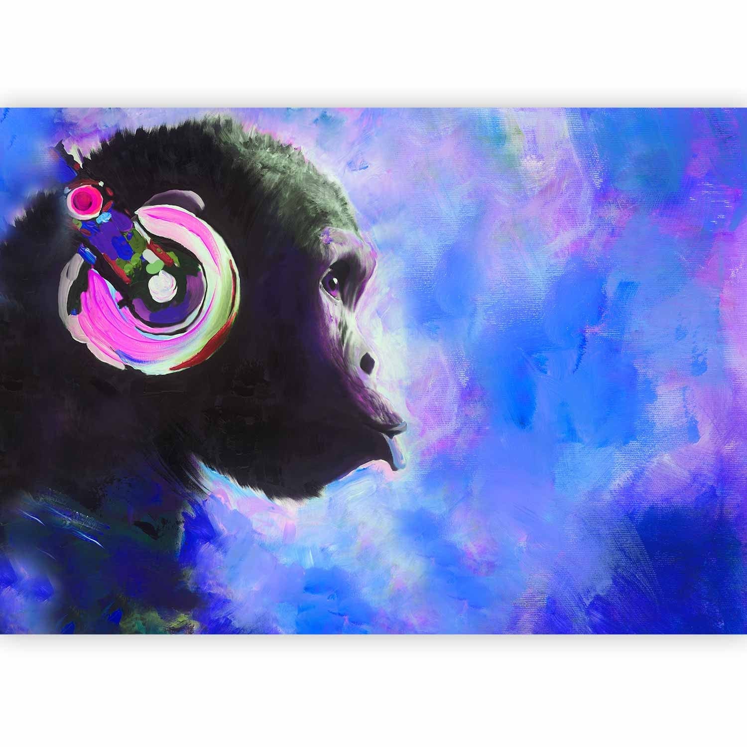 Fototapetes jauniešu istabai zilā krāsā - Zilā melodija, 89465  G-ART