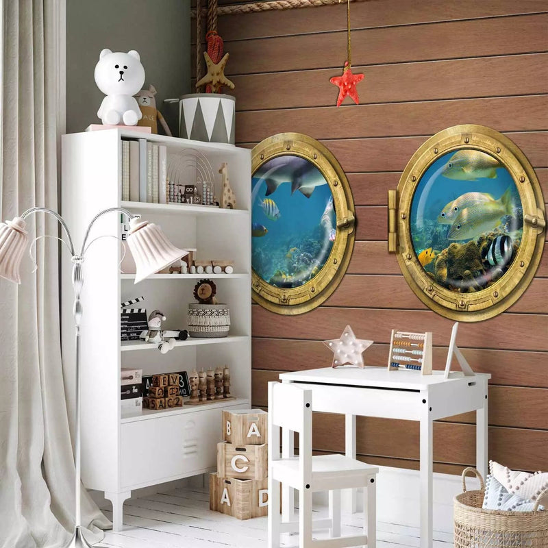 Wall Murals for children - with sea animals through Illuminator G -Art