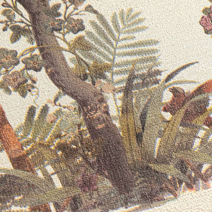 Šviesūs flizelininiai tapetai su klasikiniu botaniniu raštu ir lengvu blizgesiu, 3007637