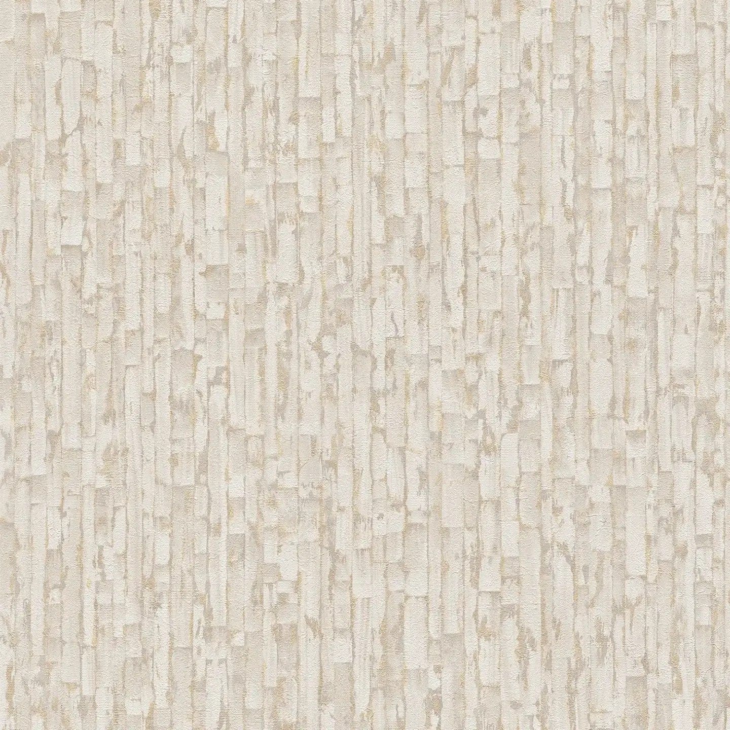 Gaišas, stilīgas tapetes ar smalku faktūru – krēmkrāsa, taupe, zelta - 786661 AS Creation