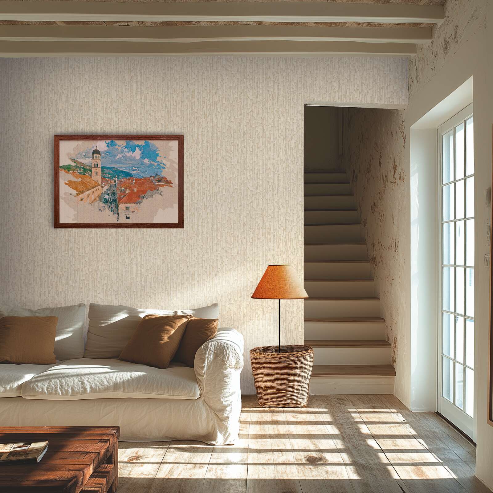 Gaišas, stilīgas tapetes ar smalku faktūru – krēmkrāsa, taupe, zelta - 786661 AS Creation