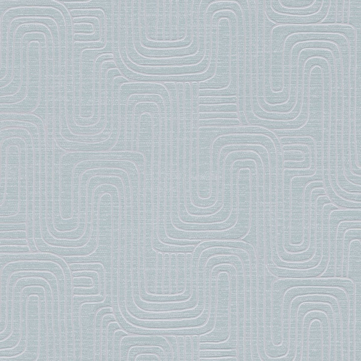 Light blue textured wallpaper with a geometric pattern and metallic sheen, 3773167