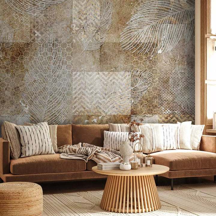 Fototapetes ar abstrakta zelta rakstu - Zelta kompozīcija, 142713