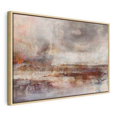 Painting in a wooden frame - Abstract view G ART