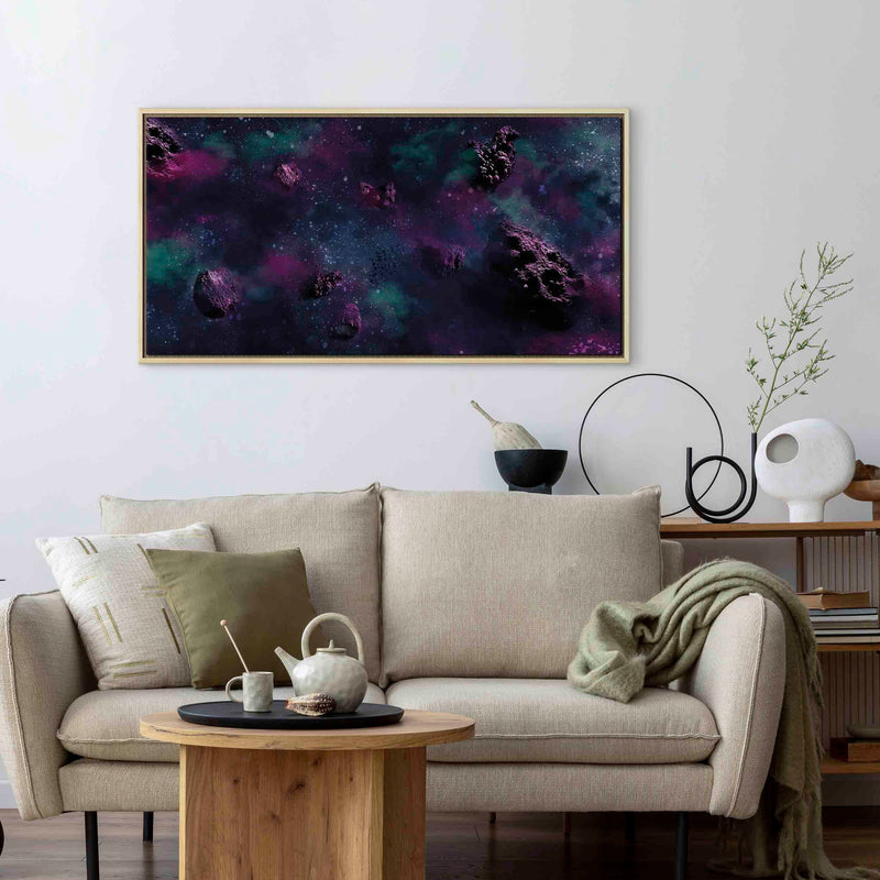 Painting in a wooden frame - Infinite space G ART