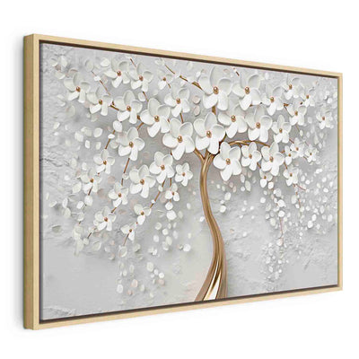 Maalaus puukehyksessä - Viehättävä magnolia G ART